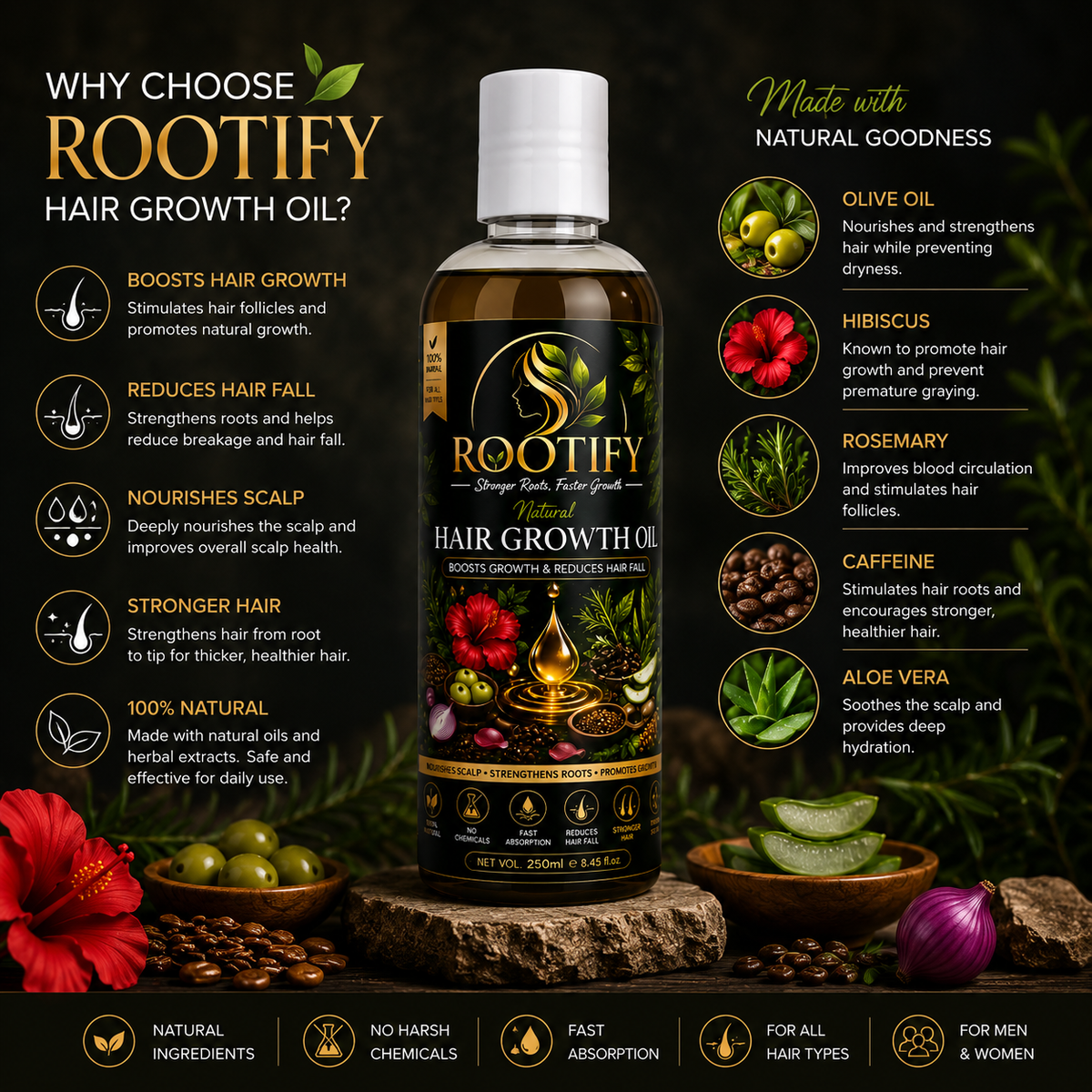 Rootify Natural Hair Growth Oil